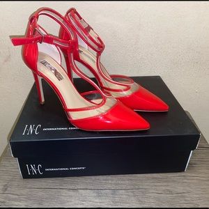 KAELEYP-Red Lava Patent Heel